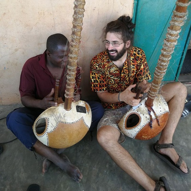 with Jali Hammey Saho in Brikama, Gambia